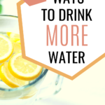 pinterest pin about 5 ways to drink more water