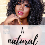 a pinterest pin for a 4c natural hair care routine