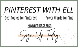 sign up button pinterest with ell