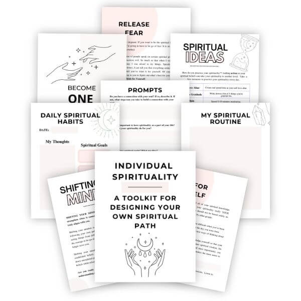individual spirituality product mockup