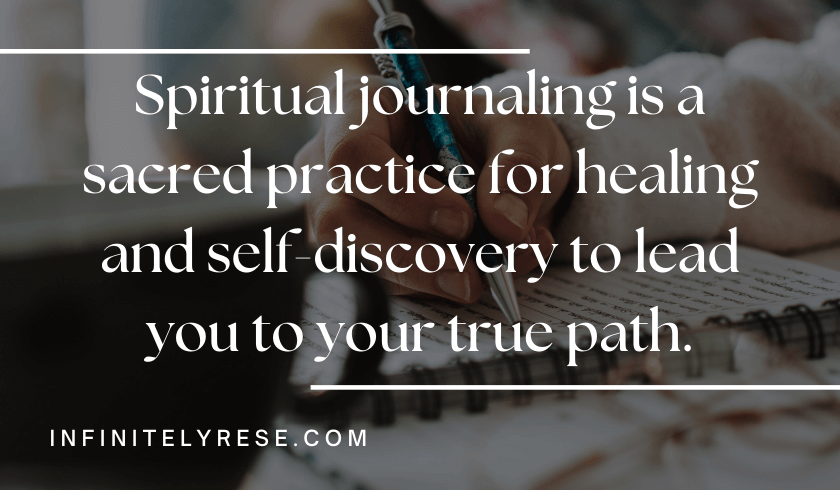 quote about starting a spiritual journal