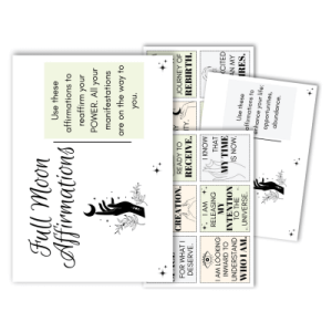 moon affirmations product
