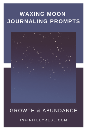 waxing moon journaling prompts