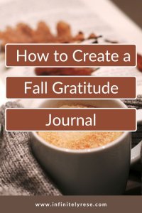 create a fall gratitude journal