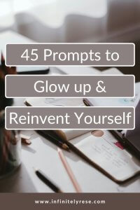 journal prompts to glow up