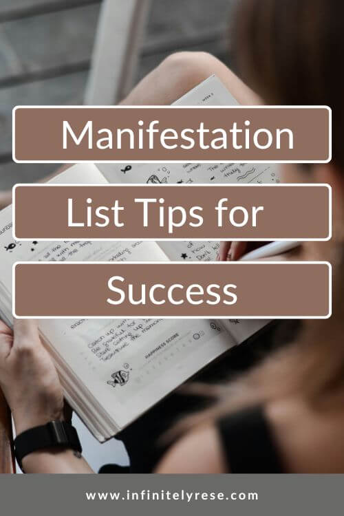 manifestation list tips
