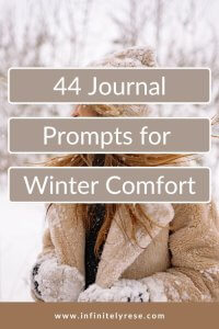 44 journal prompts for winter