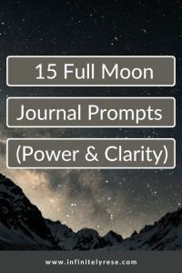 journal prompts for the full moon