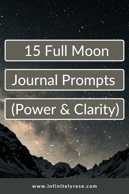 journal prompts for the full moon