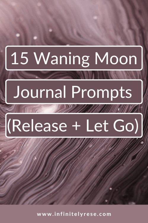 journal prompts for the waning moon