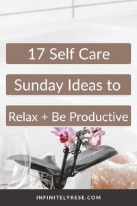 self care Sunday ideas