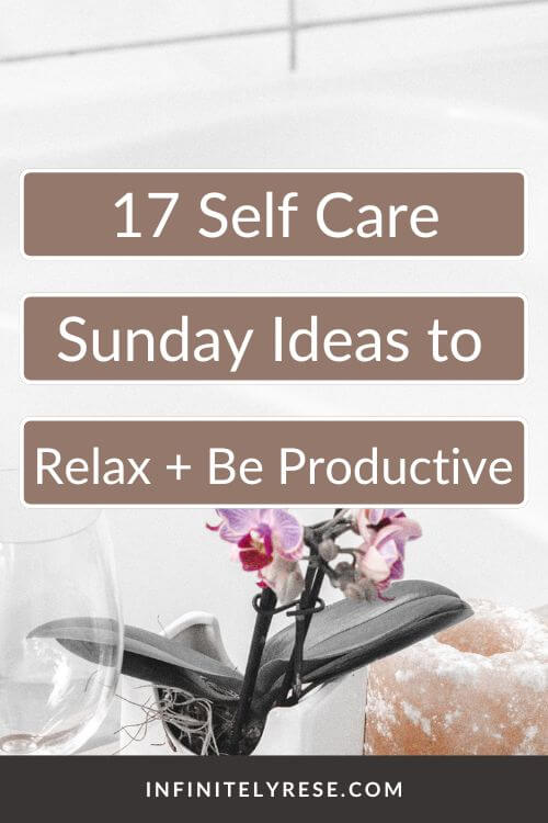 self care Sunday ideas