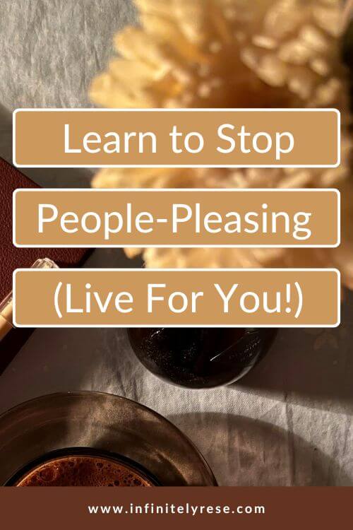 learn to stop people pleasing