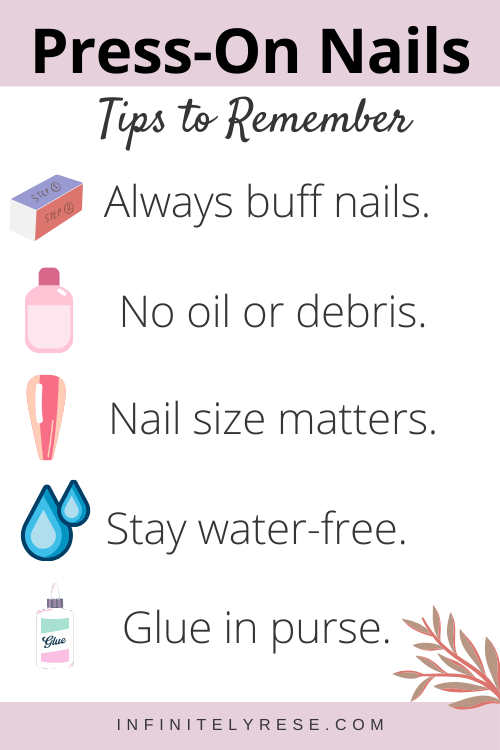 5 press on nail tips to remember