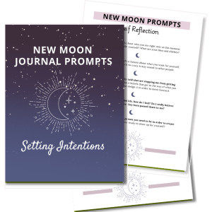 new moon journal prompts digital mockup