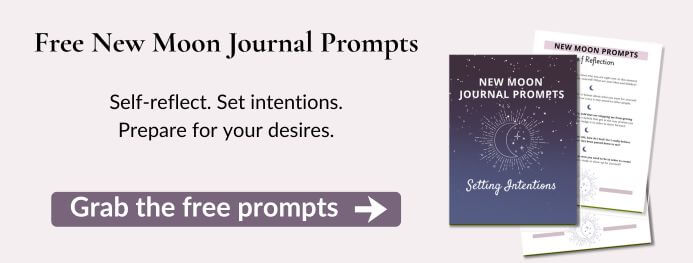 Free new moon prompts call out banner and product mock up